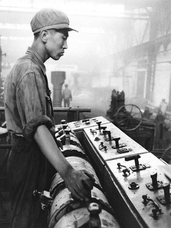 60年代钢铁工人图片